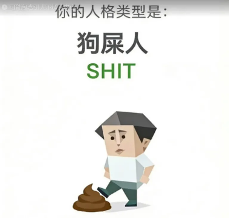 SHIT（愤世者）人格海报